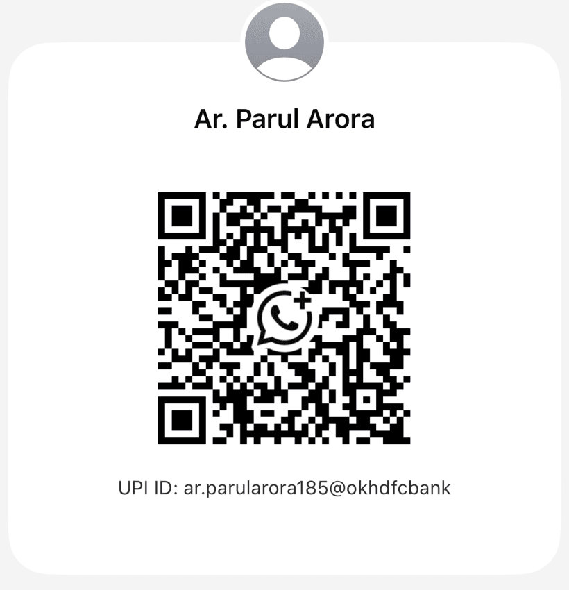 UPI QR code for Ar. Parul Arora, UPI ID ar.parularora185@okhdfcbank